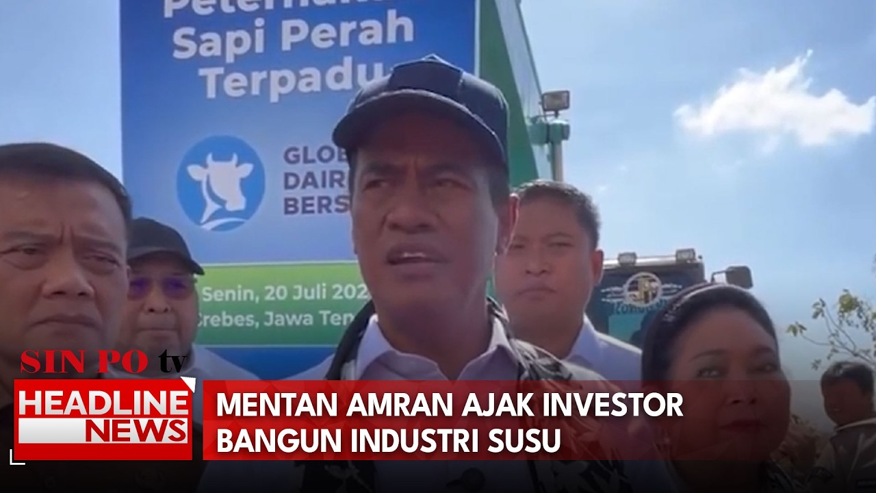Mentan Amran Ajak Investor Bangun Industri Susu