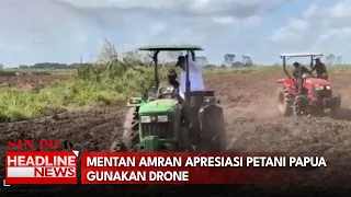 Mentan Amran Apresiasi Petani Papua Gunakan Drone