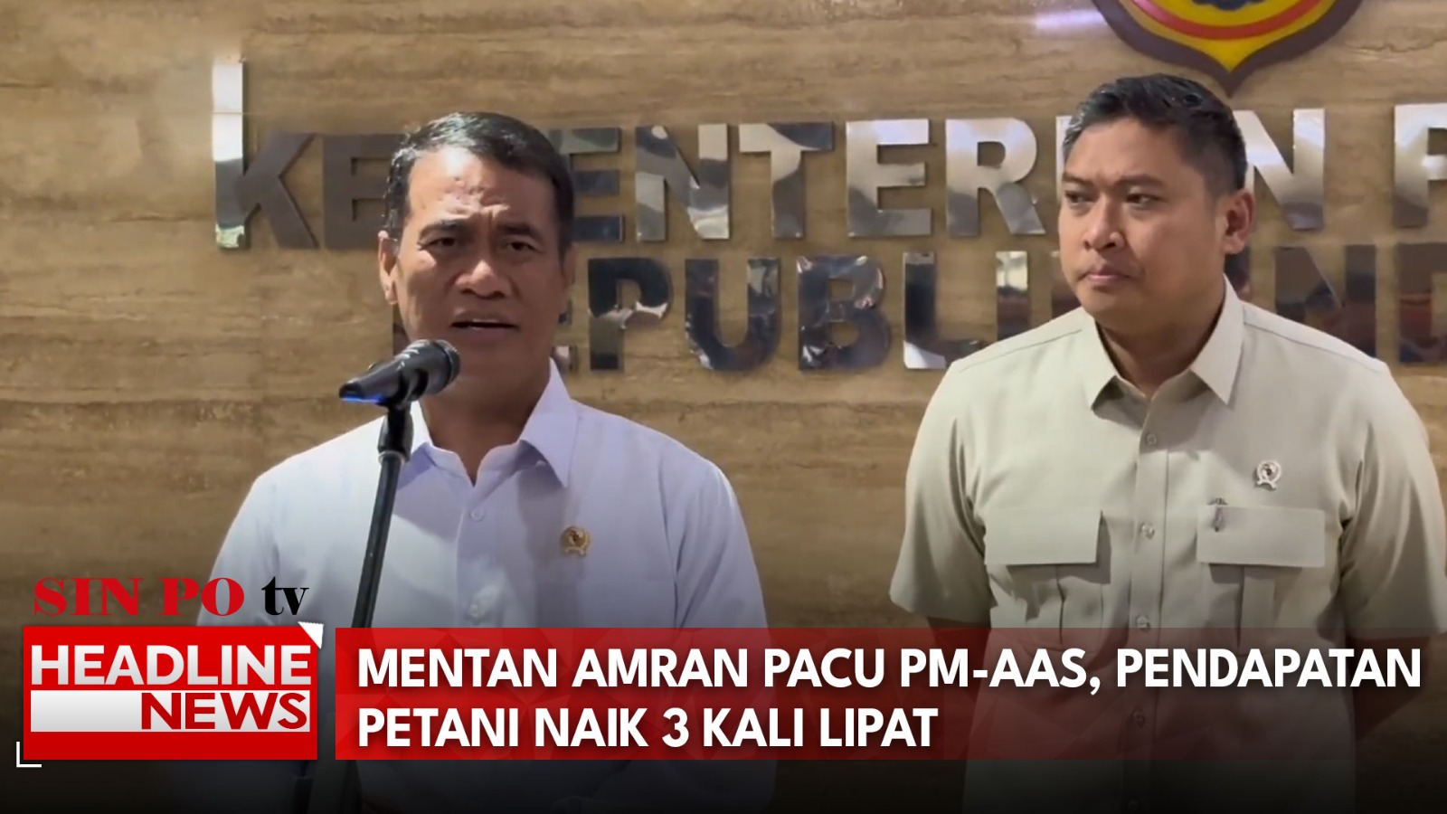 Mentan Amran Pacu PM-AAS, Pendapatan Petani Naik 3 Kali Lipat