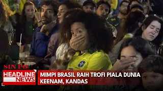 Mimpi Brasil Raih Trofi Piala Dunia Keenam, Kandas