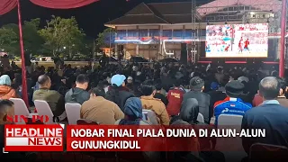 Nobar Final Piala Dunia Di Alun-Alun Gunungkidul