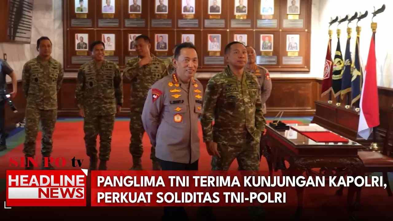 Panglima TNI Terima Kunjungan Kapolri, Perkuat Soliditas TNI-Polri