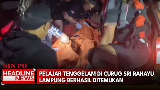 Pelajar Tenggelam Di Curug Sri Rahayu Lampung Berhasil Ditemukan
