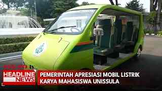 Pemerintah Apresiasi Mobil Listrik Karya Mahasiswa Unissula