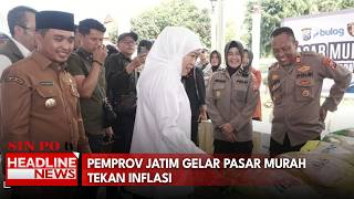 Pemprov Jatim Gelar Pasar Murah Tekan Inflasi