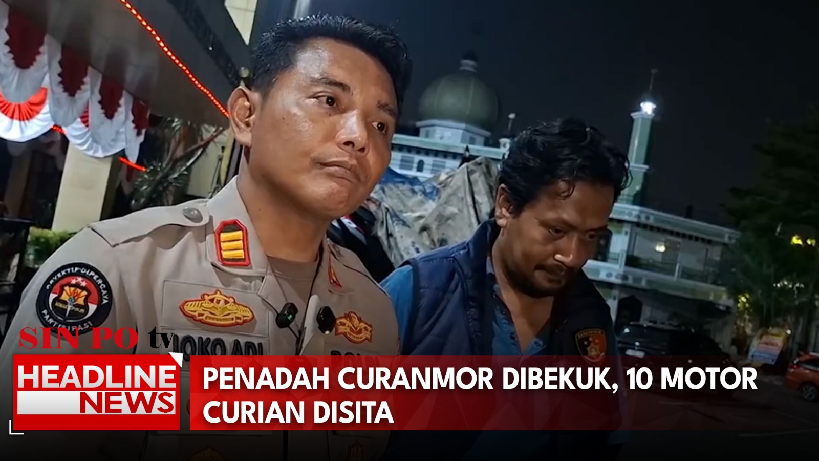 Penadah Curanmor Dibekuk, 10 Motor Curian Disita