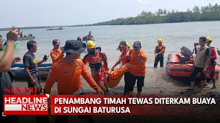 Penambang Timah Tewas Diterkam Buaya di Sungai Baturusa