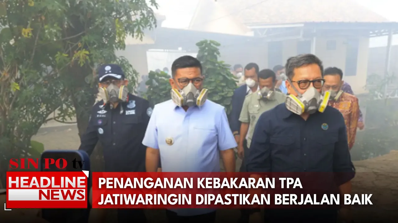 Penanganan Kebakaran TPA Jatiwaringin Dipastikan Berjalan Baik