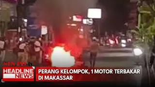 Perang Kelompok, 1 Motor Terbakar di Makassar