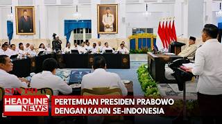 Pertemuan Presiden Prabowo Dengan KADIN Se-Indonesia