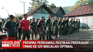 Perwira Pengawas Pastikan Pekerjaan TMMD Ke-129 Berjalan Optimal