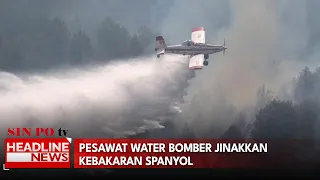 Pesawat Water Bomber Jinakkan Kebakaran Spanyol