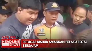 Petugas Dishub Amankan Pelaku Begal Bersajam