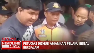 Petugas Dishub Amankan Pelaku Begal Bersajam