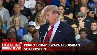 Pidato Trump Diwarnai Sorakan Soal Epstein