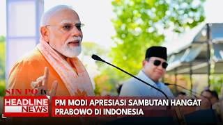 PM Modi Apresiasi Sambutan Hangat Prabowo Di Indonesia