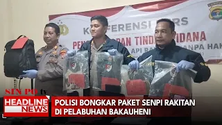 Polisi Bongkar Paket Senpi Rakitan di Pelabuhan Bakauheni