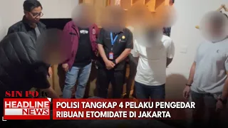 Polisi Tangkap 4 Pelaku Pengedar Ribuan Etomidate di Jakarta
