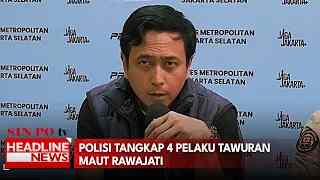 Polisi Tangkap 4 Pelaku Tawuran Maut Rawajati