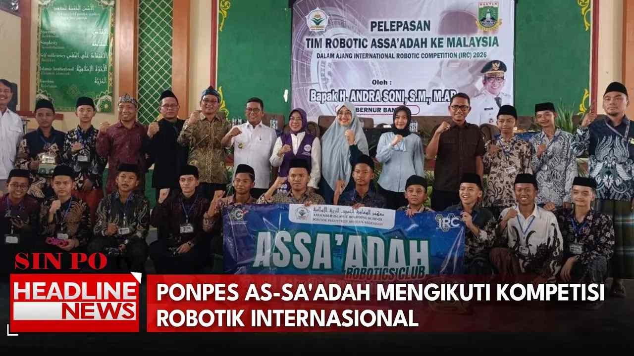 Ponpes As-Sa'adah Mengikuti Kompetisi Robotik Internasional