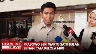 Prabowo Beri Waktu Satu Bulan Benahi Tata Kelola Mbg