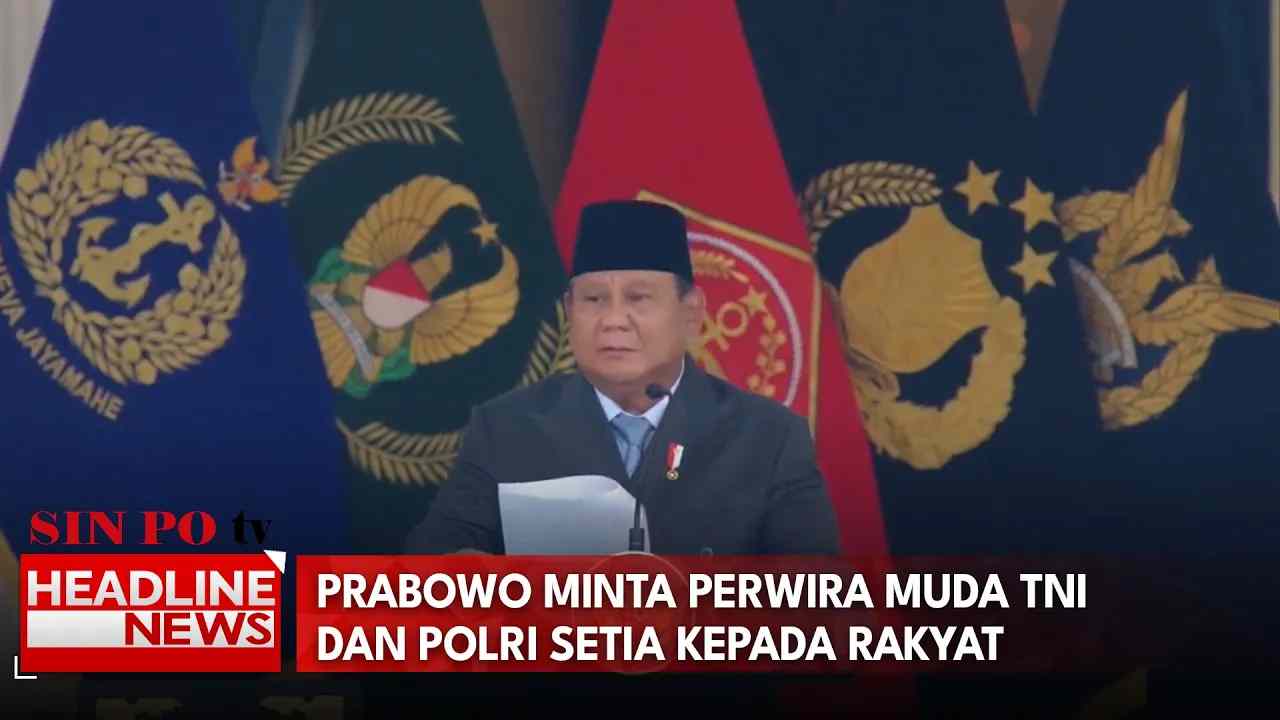 Prabowo Minta Perwira Muda TNI Dan Polri Setia Kepada Rakyat