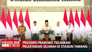 Presiden Prabowo Tekankan Pelestarian Sejarah Di Stasiun Tawang