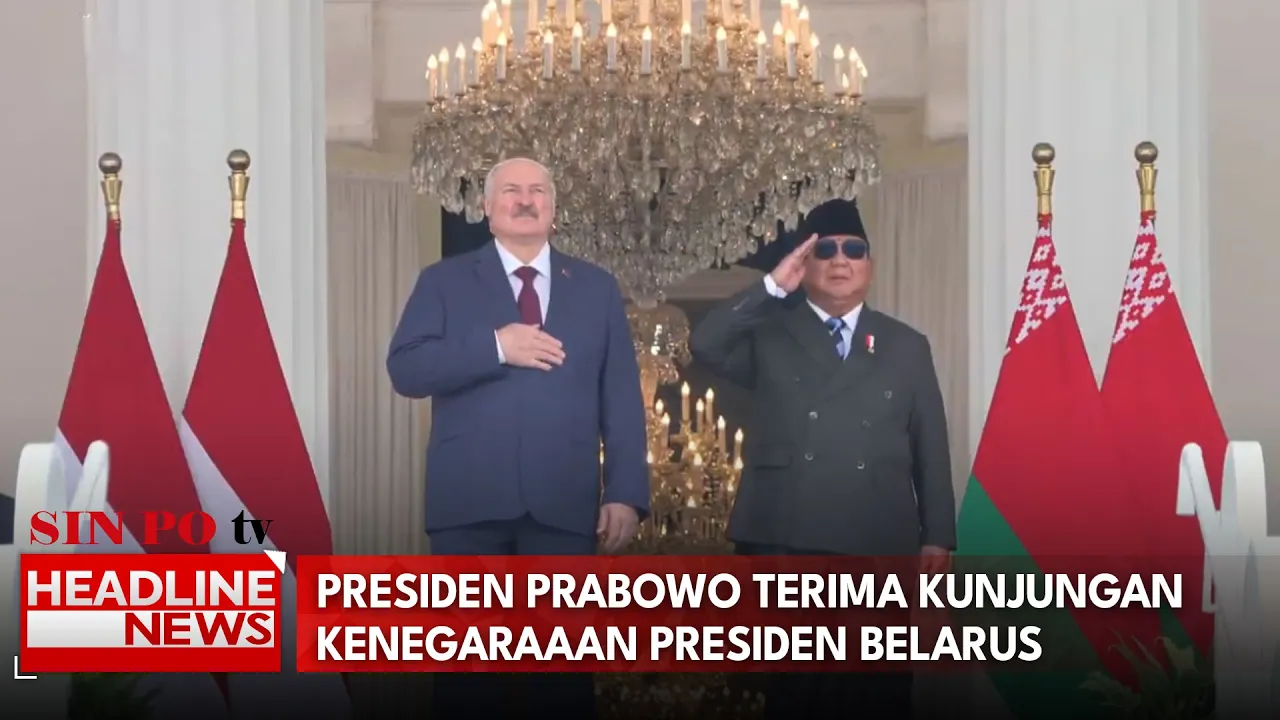 Presiden Prabowo Terima Kunjungan Kenegaraaan Presiden Belarus