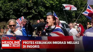Protes Kebijakan Imigrasi Meluas di Inggris