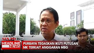 Purbaya Tegaskan Ikuti Putusan MK Terkait Anggaran MBG