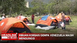 Ribuan Korban Gempa Venezuela Masih Mengungsi