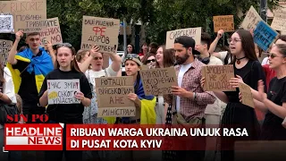 Ribuan Warga Ukraina Unjuk Rasa Di Pusat Kota Kyiv