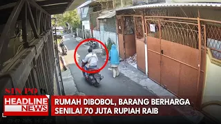 Rumah Dibobol, Barang Berharga Senilai 70 Juta Rupiah Raib