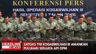 Satgas TNI Kogabwilhan III Amankan Puluhan Senjata Api OPM