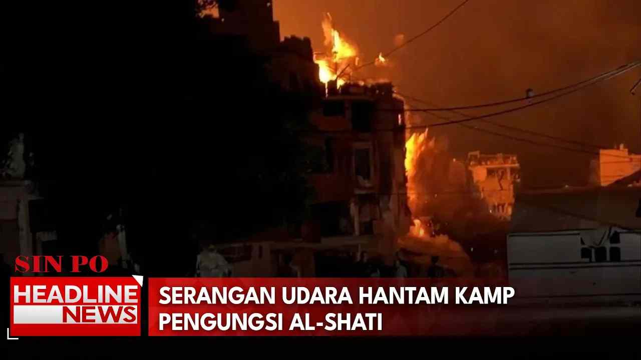Serangan Udara Hantam Kamp Pengungsi Al-Shati