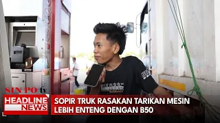 Sopir Truk Rasakan Tarikan Mesin Lebih Enteng Dengan B50