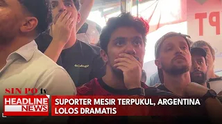 Suporter Mesir Terpukul, Argentina Lolos Dramatis