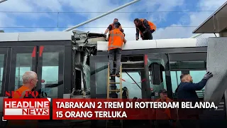 Tabrakan 2 Trem Di Rotterdam Belanda, 15 Orang Terluka