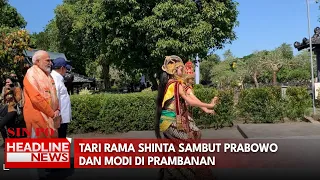 Tari Rama Shinta Sambut Prabowo Dan Modi Di Prambanan