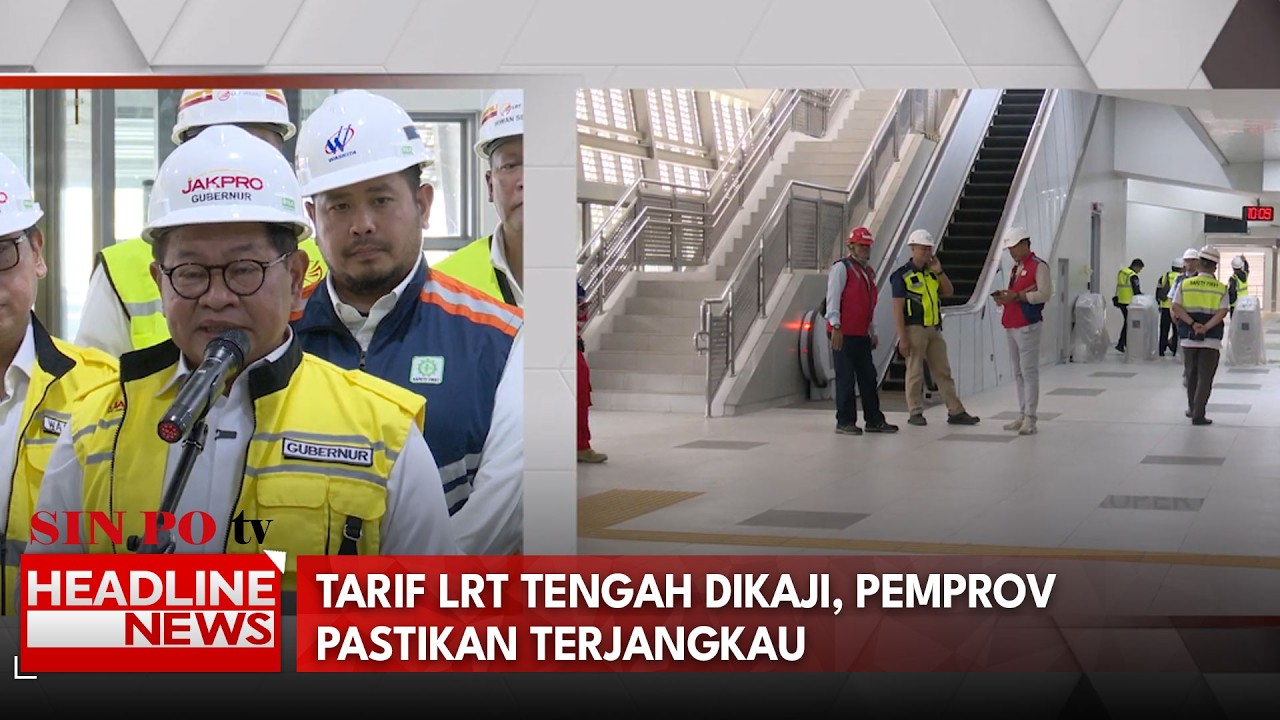 Tarif LRT Tengah Dikaji, Pemprov Pastikan Terjangkau