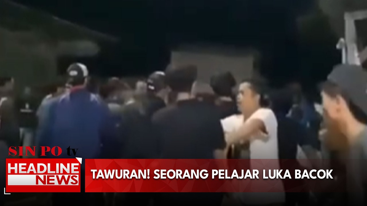 Tawuran! Seorang Pelajar Luka Bacok