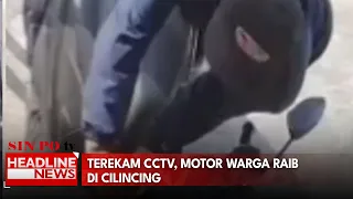 Terekam CCTV, Motor Warga Raib di Cilincing