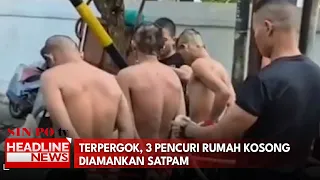 Terpergok, 3 Pencuri Rumah Kosong Diamankan Satpam
