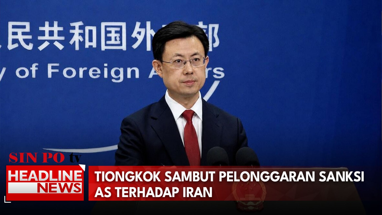 Tiongkok Sambut Pelonggaran Sanksi AS Terhadap Iran