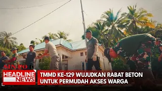 TMMD Ke-129 Wujudkan Rabat Beton Untuk Permudah Akses Warga
