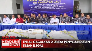 TNI AL Gagalkan 2 Upaya Penyelundupan Timah Ilegal