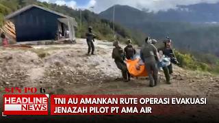TNI AU Amankan Rute Operasi Evakuasi Jenazah Pilot PT AMA Air