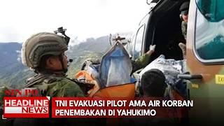 TNI Evakuasi Pilot Ama Air Korban Penembakan di Yahukimo