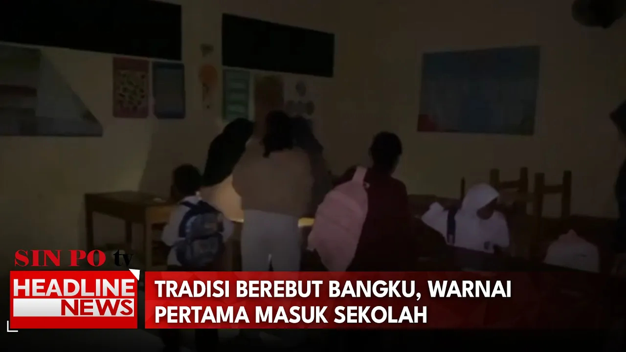 Tradisi Berebut Bangku, Warnai Pertama Masuk Sekolah
