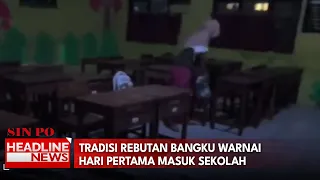Tradisi Rebutan Bangku Warnai Hari Pertama Masuk Sekolah